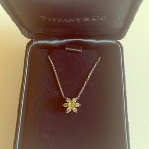 Tiffany and Co Buttercup yellow diamond necklace